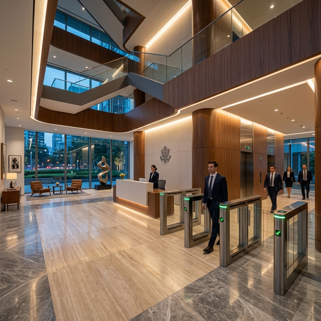 Edificio corporativo con sistema BMS integrado Bolivia