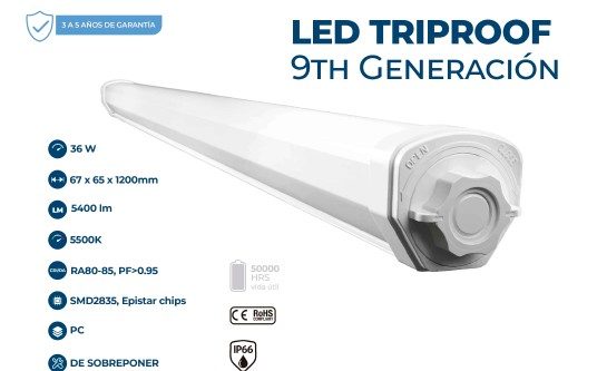 LED TRIPROOF 9TH GENERATION